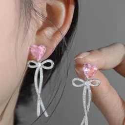 Estailo fashion Heart Shaped Drop Earrings-picture-18