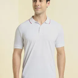 Allen Solly Men Printed Polo Collar Pockets T-shirt image 1
