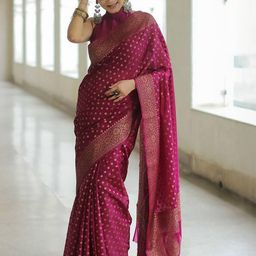 Mitera Woven Design Banarasi Saree-picture-1