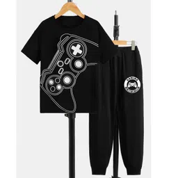 BILLYBALL Unisex Kids Printed T-shirt with Trousers-picture-13