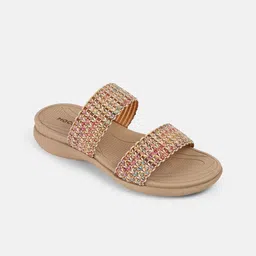 Mochi Women Synthetic Open Toe Flats image 5