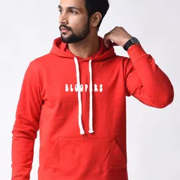 Bloopers Store Men Printed Hooded Sweatshirt image 3