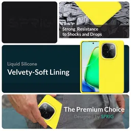 SPRIG Solid Printed Vivo T3 Pro 5G Back Case Mobile Accessories image 4