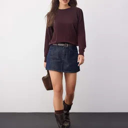 Trendyol Women Round Neck Long Sleeves Pullover image 3