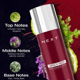 NEXT CARE Spicy Red Long Lasting Deodorant - 120 ml image 2