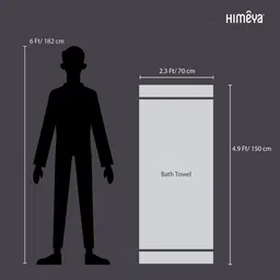 Himeya Aero Cotton 350 GSM Bath Towel image 3