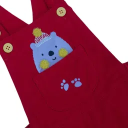 Pranava Infants Graphic Printed Sleeveless Organic Cotton Dungaree image 3