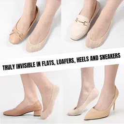 Nicsy Women Pack of 3 Shoe Liners image 4