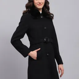 Monte Carlo Spread Collared Full Sleeve Single-Breasted Coat image 4