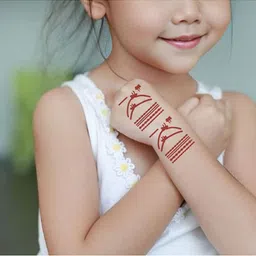 VOORKOMS Floral Mehndi Stencil Sticker image 2