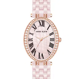 ANNE KLEIN Women Embellished Dial & Ceramic Bracelet Style Straps Analogue Watch AK3996RGLP-picture-17