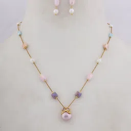 SZN Brass Gold-Plated Necklace image 3