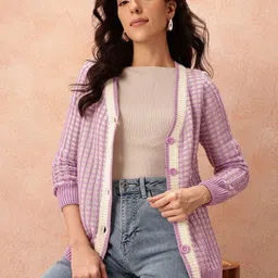 all about you Self-Checked Cardigan-picture-12