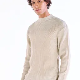 Bewakoof Men Striped Pullover image 3