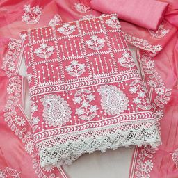 LeeliPeeri Designer Embroidered Unstitched Dress Material-picture-24