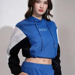 Tokyo Talkies Women Printed Hooded Sweatshirt-image-19