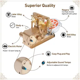 kishan industries JALAR AARTI MACHINE Nut & Bolts Dholak image 4