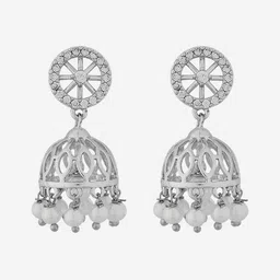 Kushal's Fashion Jewellery Dome Shaped Jhumkas Earrings-picture-35