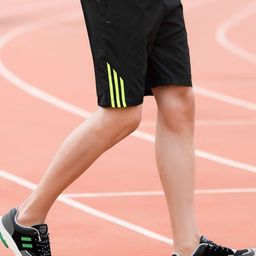 KPOP Men Striped Technology Shorts-picture-12