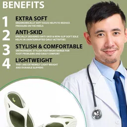 doctor health super soft FOOTUP Men Thong Flip-Flops image 4