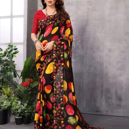 Nirmohi Fashion Geometric printed Saree-image-59