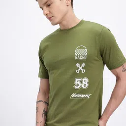 glitchez Placement Print T-shirt-image-0