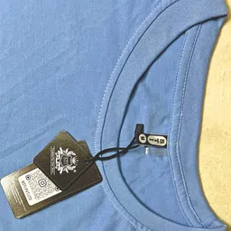 FABRIPPLE Men Solid Round Neck Cotton T-shirt image 2