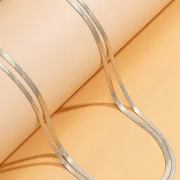 Peora Silver-Plated Double Layered Waist Chain Saree Accessories-image-89