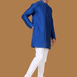 TATTVA Men Keyhole Neck Anarkali Kurta image 3