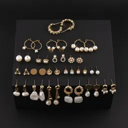 DressBerry Geometric Drop Earrings-image-75