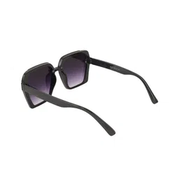 BAYBERRY Unisex Black Lens & Black Oversized Sunglasses with image 5
