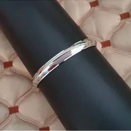 M Men Style Men Handcrafted Silver-Plated Cuff Bracelet image 3