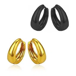 shobhram Unisex Black Earrings-picture-26