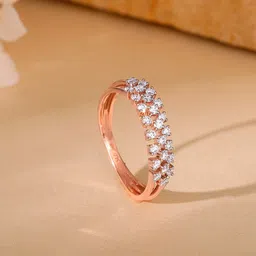 GIVA Rose Gold Ivory Radiance Diamond Ring-picture-19