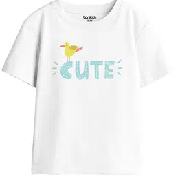 BonOrganik Girls Oversized Typography Printed Round Neck Cotton T-Shirt-image-50