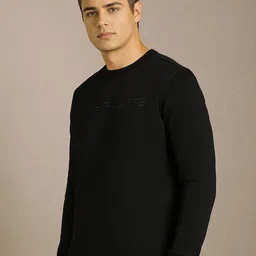 Louis Philippe Men Embroidered Pullover Sweatshirt image 5