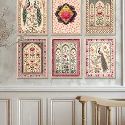 Kotart Brown Wood Abstract Wall Paintings image 4