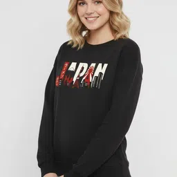 Calm Down Women Printed Sweatshirt image 5