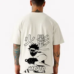 Be Crazy Men Graphic Printed Round Neck Cotton Oversized T-shirt-picture-47