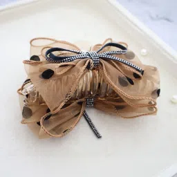 SIVA BY ANIKA Korean Bow Embellished Claw Clip image 4