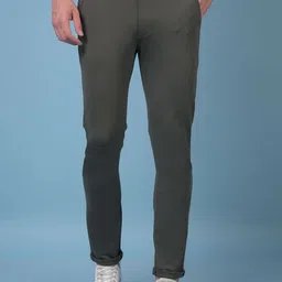 Crimsoune Club Men Smart Slim Fit Chinos Trousers-picture-31