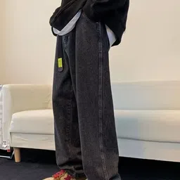 StyleCast x Revolte Men Relaxed Fit Mid-Rise Light Fade Jeans image 2