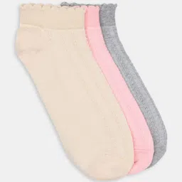 Honey by Pantaloons Pack Of 3 Ankle-Length Socks image 2