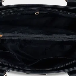 Forever Glam by Pantaloons Colourblocked PU Structured Handheld Bag image 4