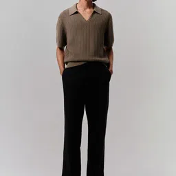 H&M Regular Fit Textured-Knit Polo Shirt-picture-26