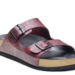 Roadster Men Comfort Stylish Dual Strap Buckle Design Sandals image 5