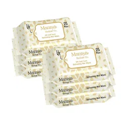 Manisa Beaute Co. Set Of 6 24K Gold Touch Refreshing Wipes - 25 Wipes Each image 1
