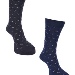 Force NXT Men Pack Of 2 Patterned Calf-Length Socks-picture-8