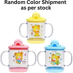 rkg Baby Sippy Cup with Spill-Proof Lid, Dual Handles & Cute Bear Design image 5