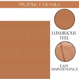 Kuber Industries Gold-Toned 6 Pieces Cotton Window Curtains image 5